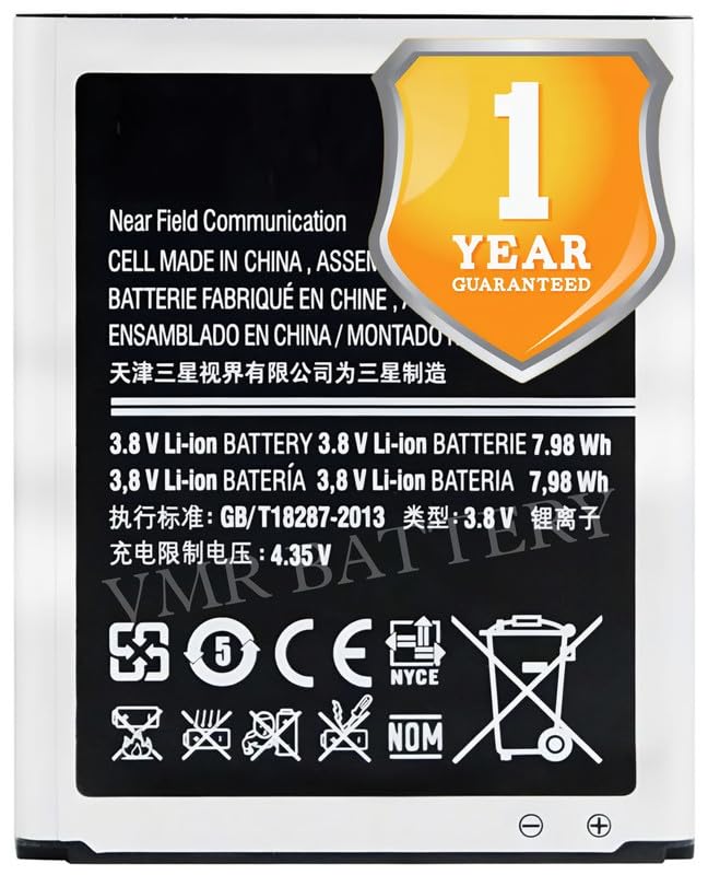 Image of Original EB-L1G6LLU Battery Compatible for Samsung Galaxy S3 (GT-I9300, GT-I9305, I747, T999) | S3 Neo (GT-I9300I) - (2100mAh) - 1 Year Warranty K7