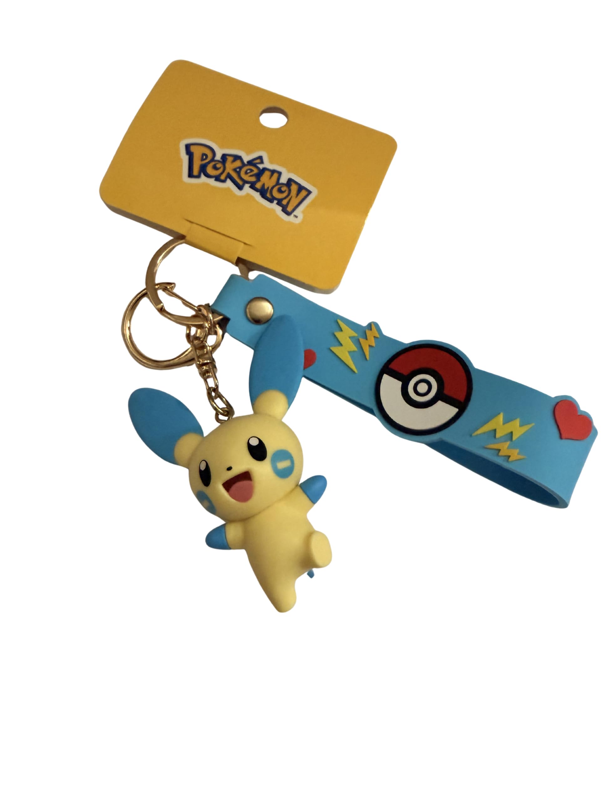 Pokemon | Minun Pokemon Keyring/Bag Charm Figure | 15+ Years โ image 1