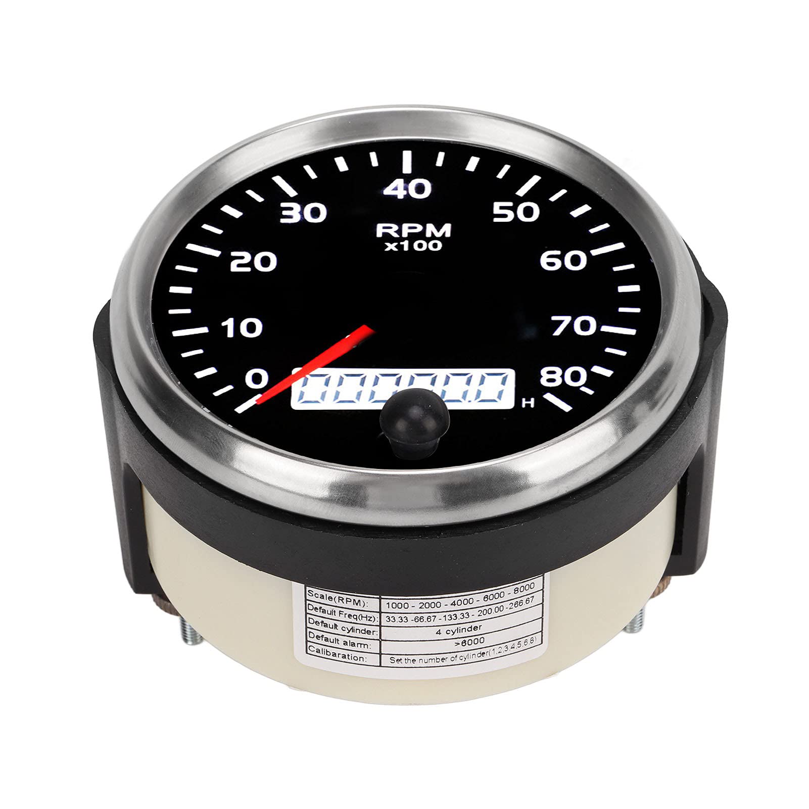 85mm Drehzahlmesser Tachometer, Hohe Genauigkeit Design