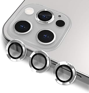 شاشة حماية لعدسة كاميرا الموبايل من الزجاج المقوى رفيع للغاية متوافق مع آيفون 12 برو ماكس من نيكست ستور، حماية فائقة من الصدمات بدرجة صلابة 9 ونفاذية للضوء.