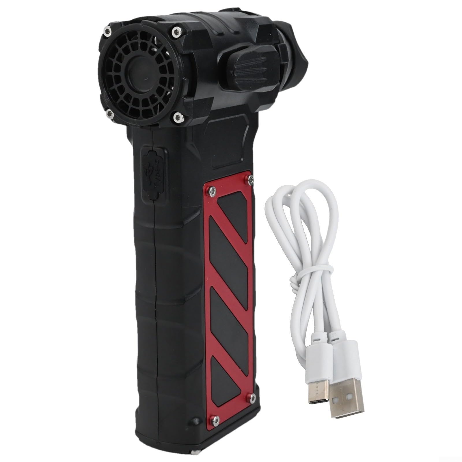 Dépoussiérant à air comprimé pour PC, sec pour mini souffleur 110 000 tr/min, super pour turbo, portable, pour ordinateur, clavier, maison, extérieur et voiture (noir)