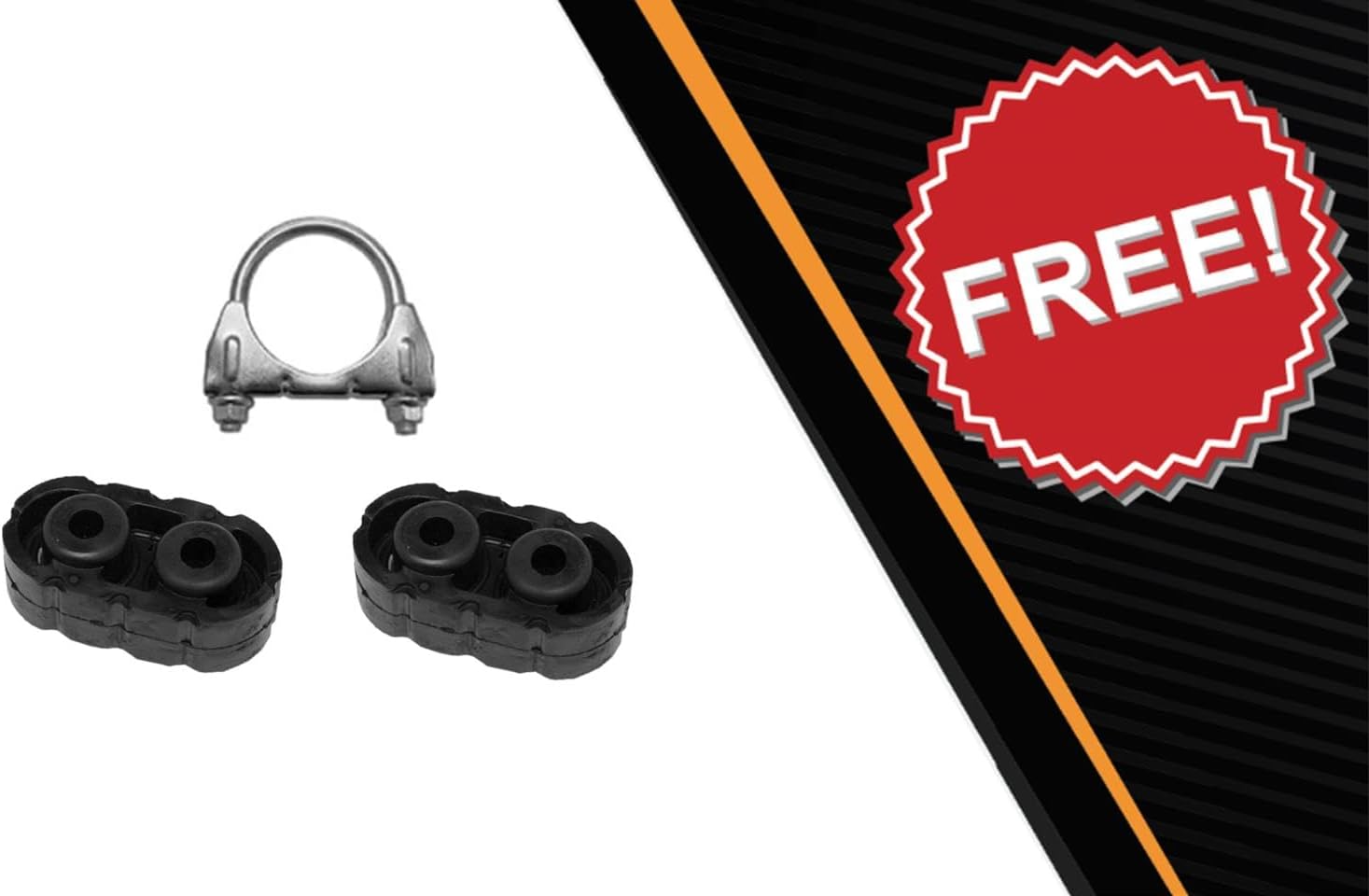 Exhaust Tail Pipe Compatible for 1996-2004 Chevy S10 4.3L | Direct Fit | Northeastern Exhaust | Free Clamp and Hangers Included | Automotive Replacement Part