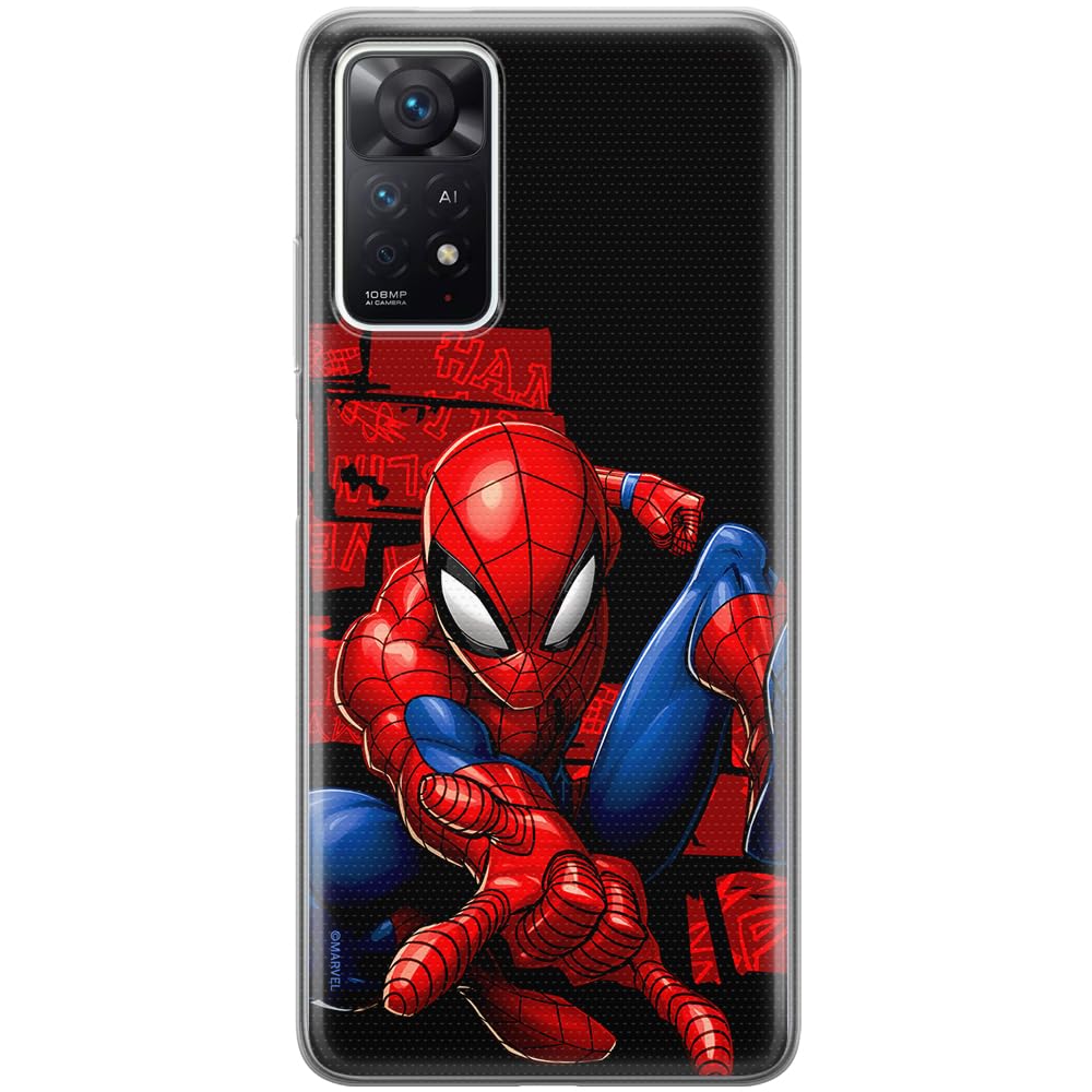 ERT Group Marvel Spider Man Handyhülle Für Xiaomi Redmi Note 11S/11 4G – Offiziell Lizenziert, TPU, Perfekter Schutz & Griff