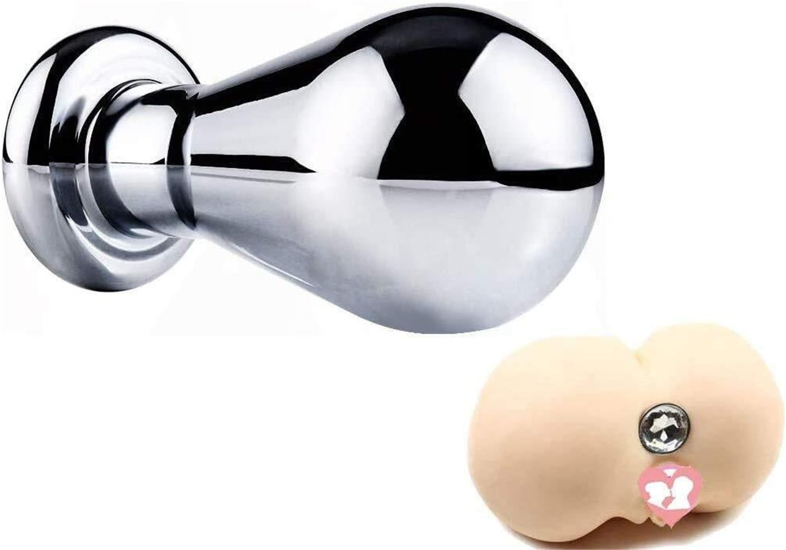 Plug Anale Allungabile Plug Anale Più Grande Fallo Anale In Acciaio Inossidabile Massaggio Anale/vaginale SM Coppie Giocattolo Sessuale Erotico Set Estremo