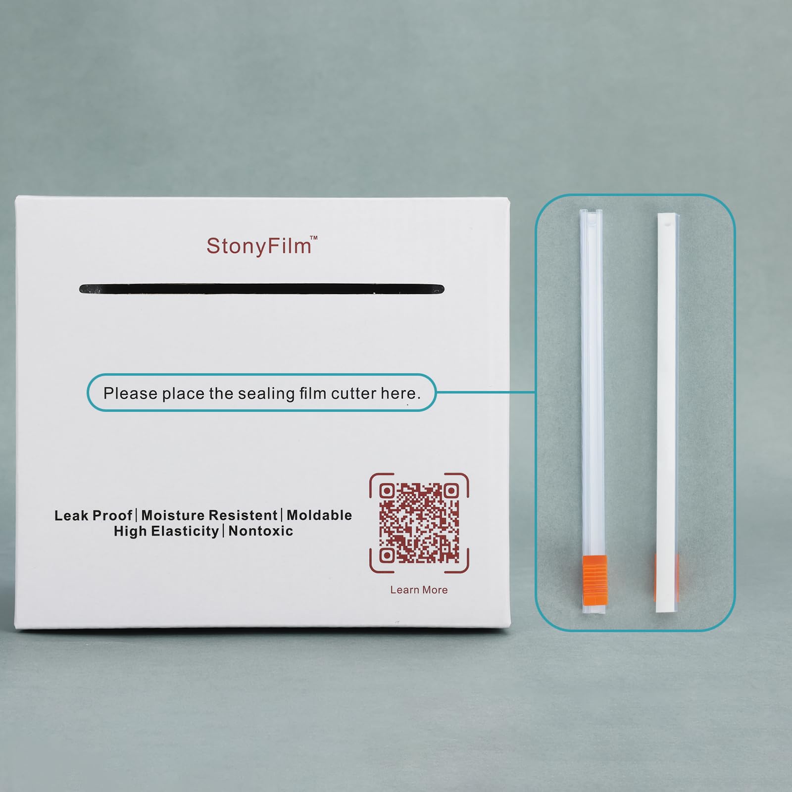 stonylab Film Scellant pour Laboratoire, 10 cm x 38 m, Flexible et Très Extensible (Plus de 500%), Film Auto-Adhésif pour Contenants de Laboratoire, Prévient les Fuites et l'Évaporation