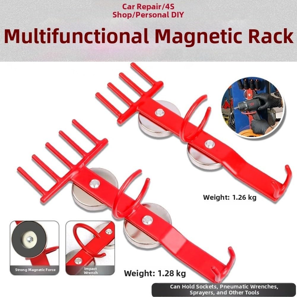 Supporto Magnetico per Utensili 7kg Organizzatore Officina(Five)
