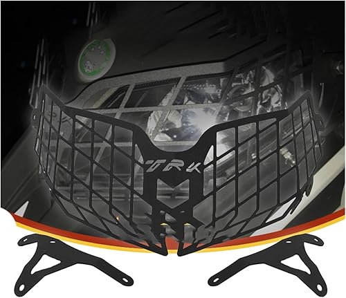 Para Benel-& li TRK502 TRK 502 Moto Parts Accesorios de motocicleta negro faro protector protector rejilla cubiertas faro malla parrilla disponible en Yaxa Peru