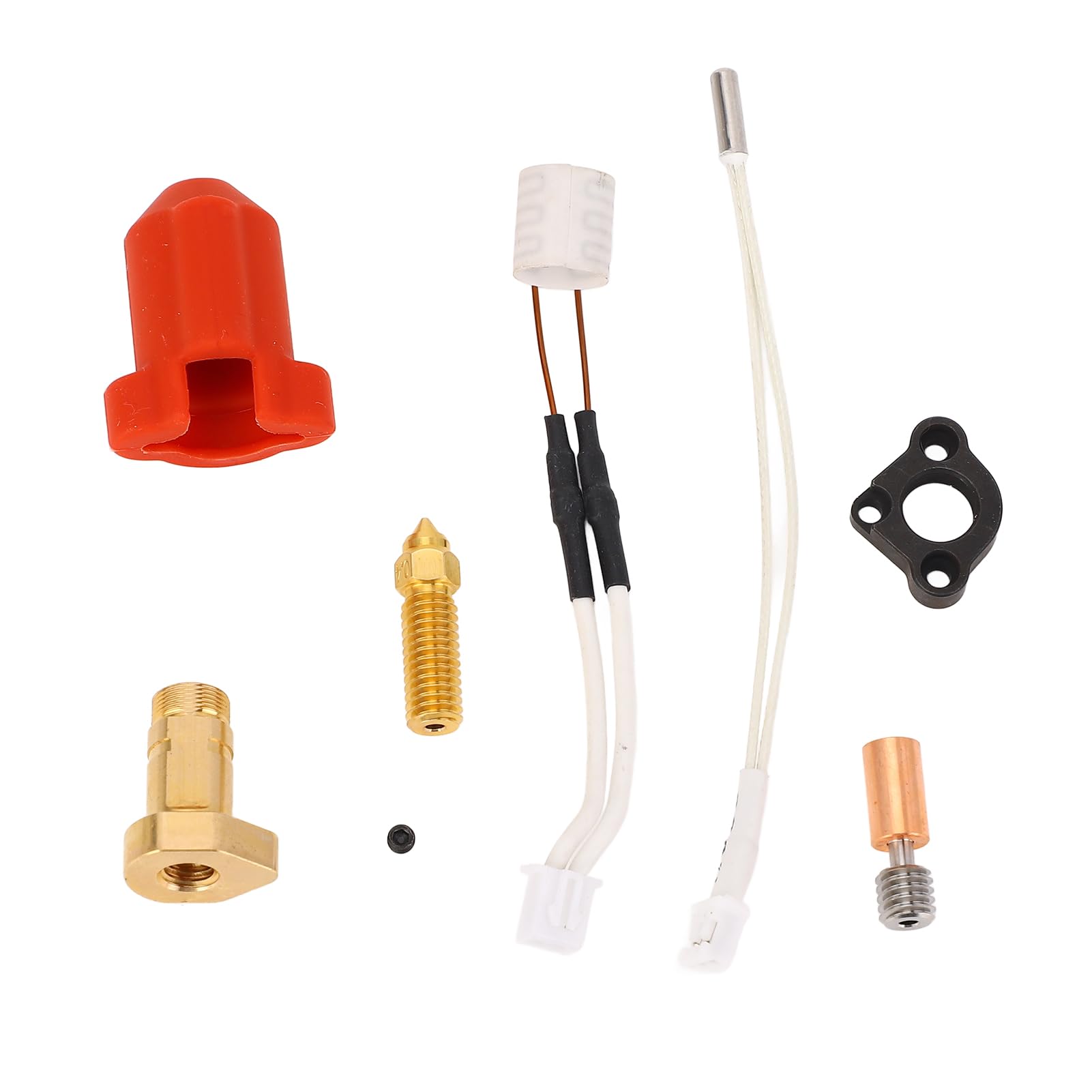 Ender 3 V3 KE Ceramic Hotend Kit, 60 W Wysokotemperaturowy Blok Grzewczy Zamienny, Całkowicie Metalowy, Wysokoprzewodzący, Gorący Koniec Wytłaczarki, Akcesoria do Drukarek 3D