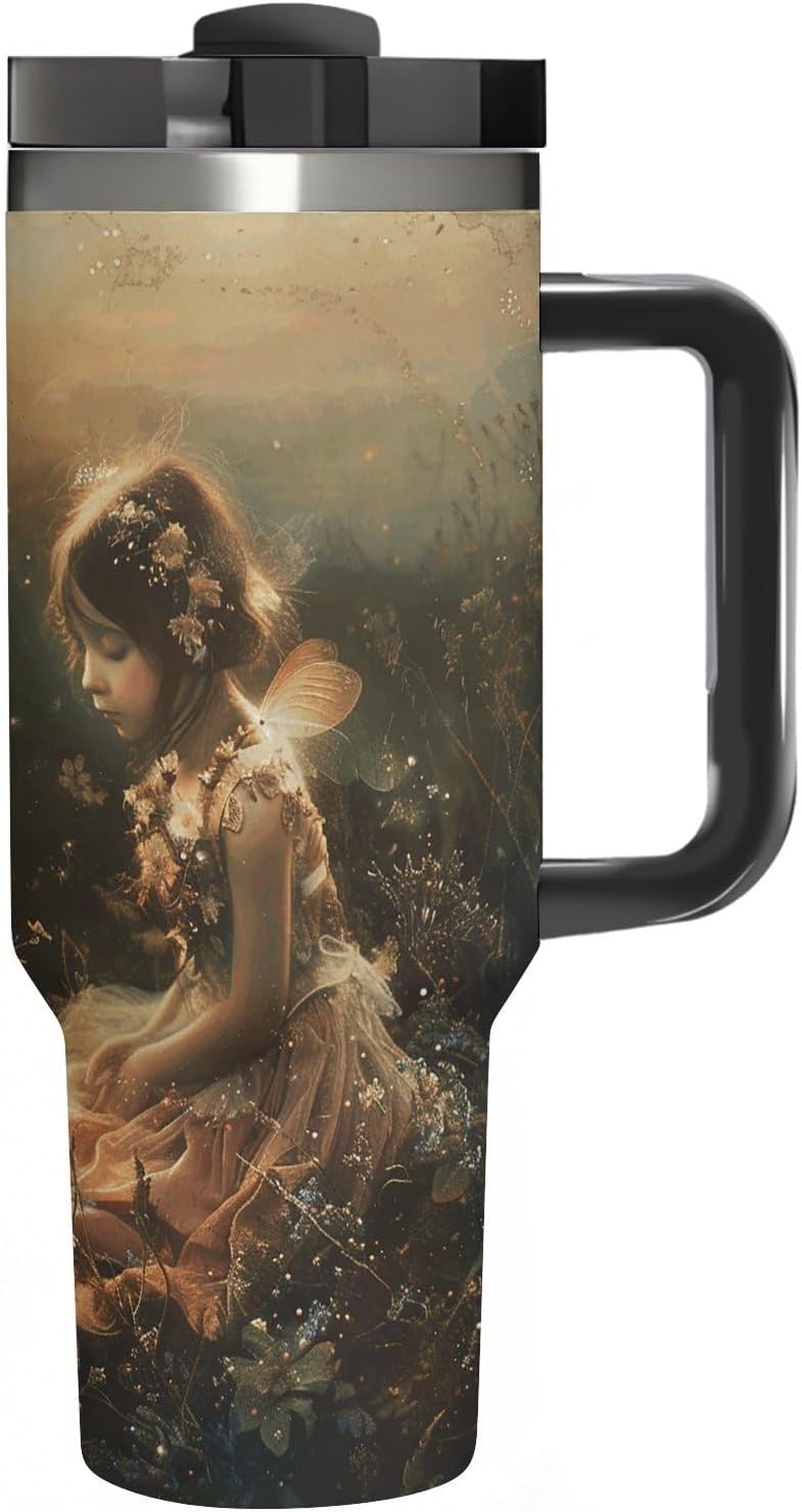 Stainless Steel 40oz Tumbler Travel Mugs, A Beautiful Fairy
