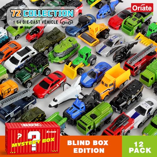 Calendario de Adviento 12 coches mini metal 1:64 miniatura 6