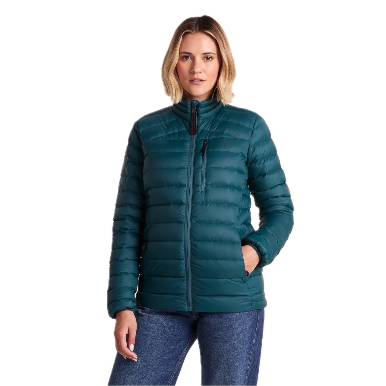TOG24 North Womens Jacket RDS Duck Down Warm Insulation Packs Away Travel | Coat, Waterproof, Breathable, Lightweight, Chest pocket, Pockets, Ribbed cuffs, Toggle adjusters