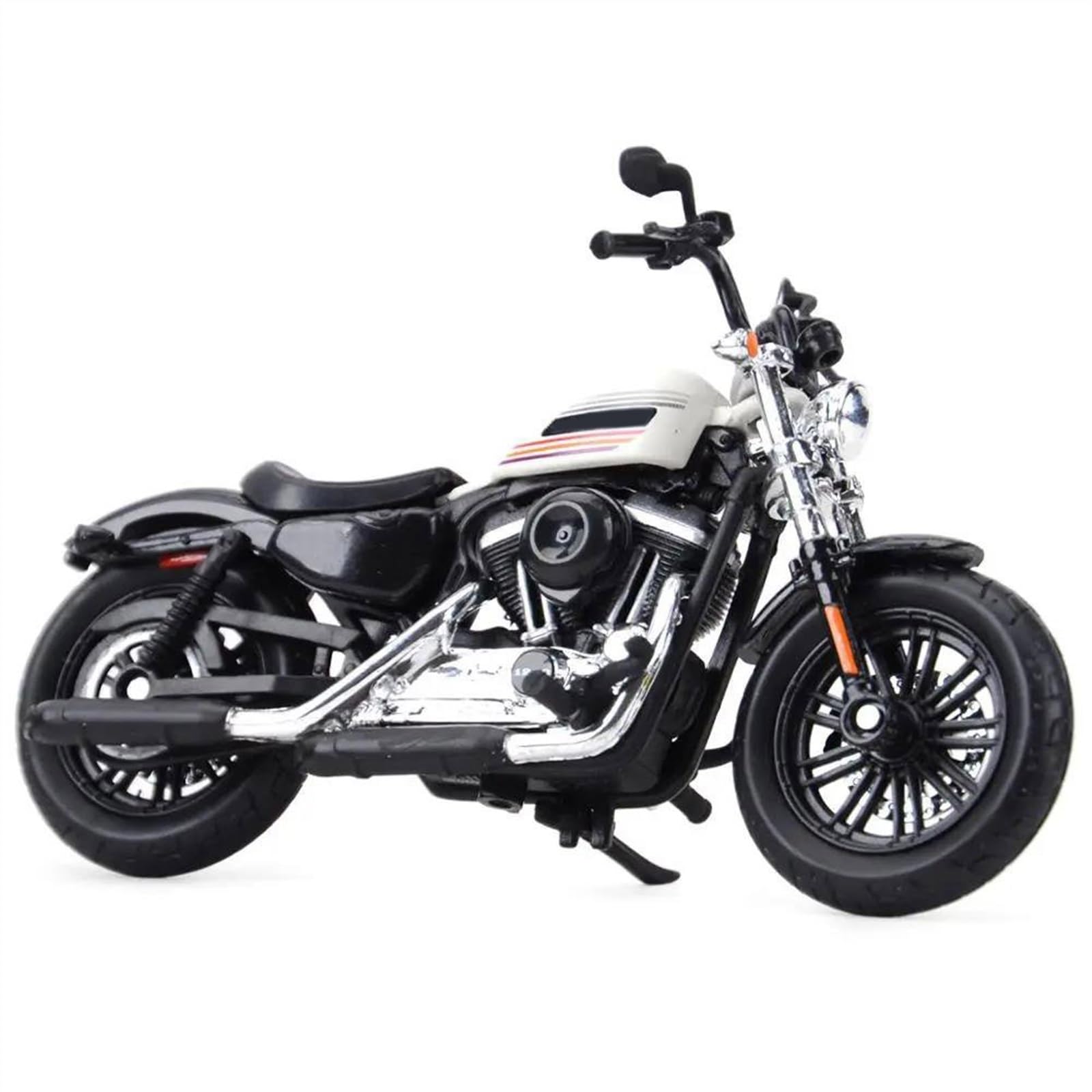 SEYXF Motorbike Toy 1/18 for Harley for Davidson Forty Eight 48 Special 2022 Motorcycle Model Die Cast Vehicles Collectible Toys(White)