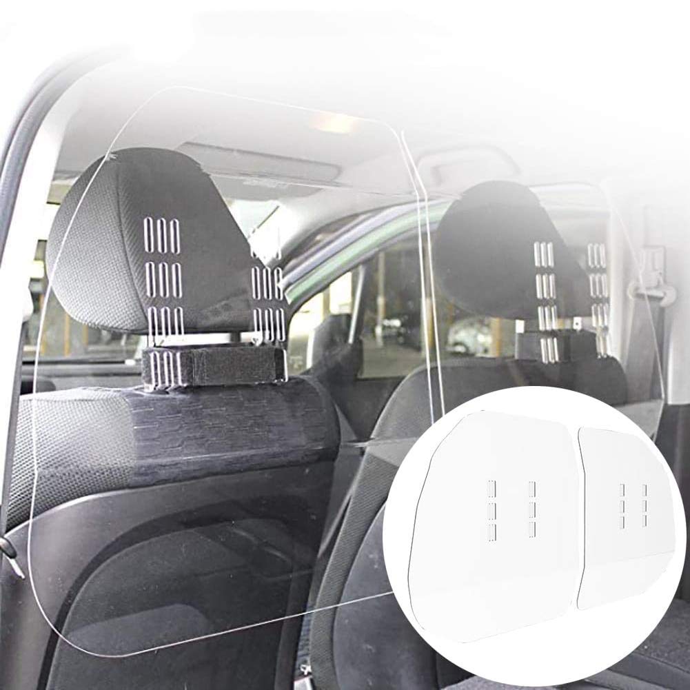 LJJ Portable car Screen Counter Sneeze Guard For Reception,Clear Screens Divider Partition,Protection Dividers Barrier,Antispray Divider,Sneeze Guard Shield