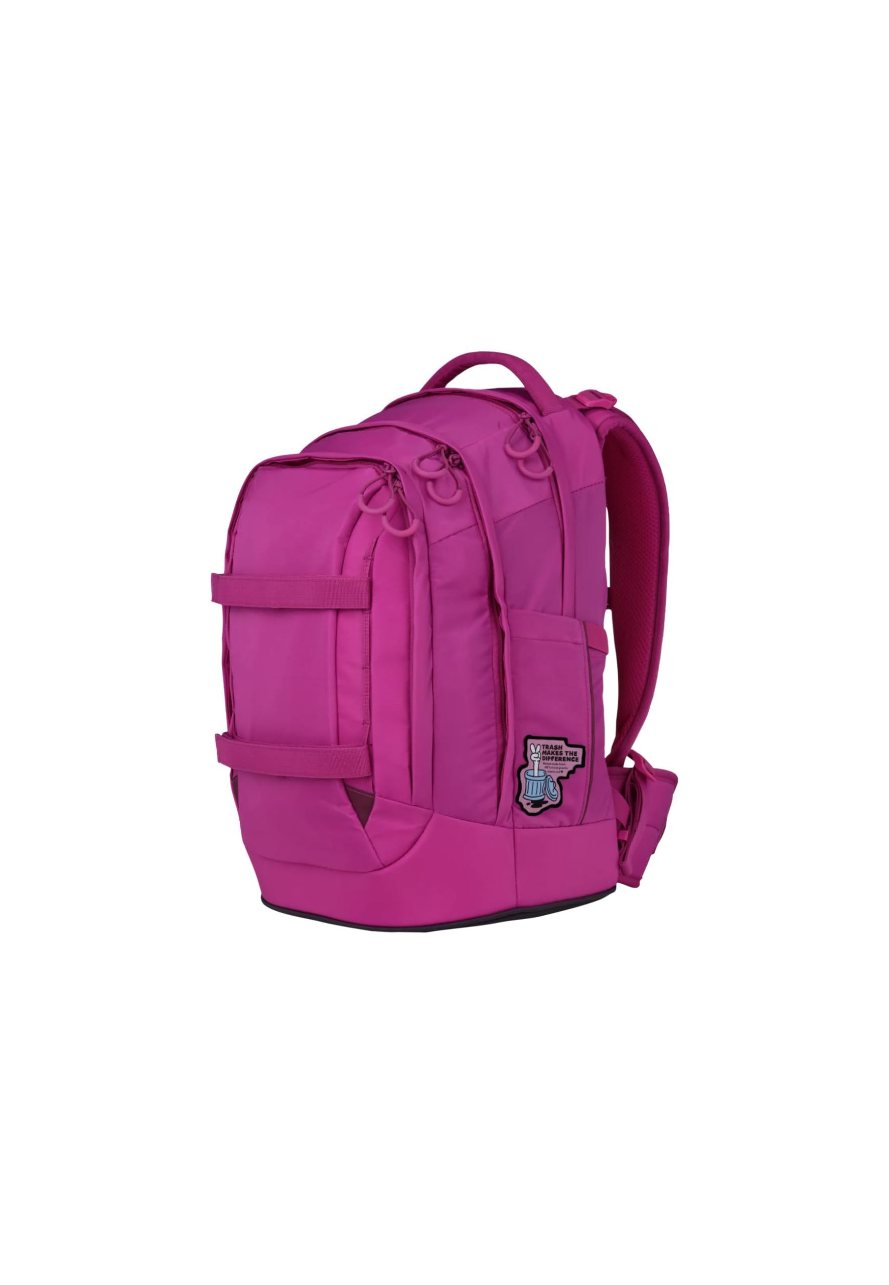 satch set zaino scolastico pack set Fearless Pink - Pink | Set ergonomico da 3 pezzi con capacità di 30 L, completo di astuccio e borsa sportiva per la scuola