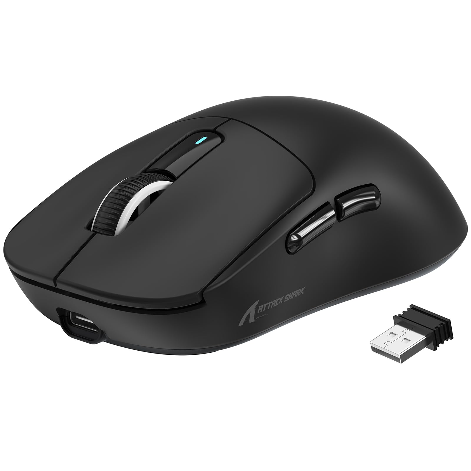 ATTACK SHARK X3 SUPERLIGHT Wireless Gaming Mouse 26000DPI PixArt PAW3395 49g Ultraleggero Nero