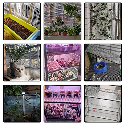 Upgraded 15.7In X 33Ft Abs Plastic Chicken White Wire Fence Mesh, Poultry Fencing, Hexagonal Fencing Wire For Gardening, Construction Barrier Netting, Chicken Wire Frame Crafts, Floral Netting #TOP3