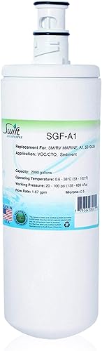 Swift Green Filters SGF-A1 - Filtro de agua comercial compatible con 3MRV MARINE, A1, 5610429 (paquete de 1), fabricado en Estados Unidos
