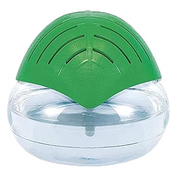 Ananya Portable Room Air Purifier and Humidifier Revitalizer (24 x 24 x 21 cm, White and Green) with Aroma Oil - 15ml