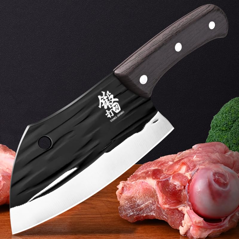WSLNLN Meat Cleaver,Cleaver Knife High-end Outdoor Small Cutting Knife, Home Portable Mini Fruit Knife, Chef's Special Slicing Knife
