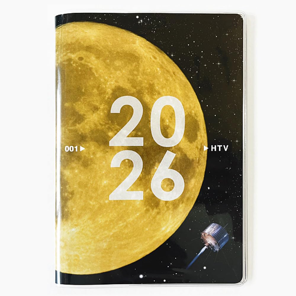 Amazon.co.jp: アーティミス 手帳 2026年 B6 ウィークリー クリア