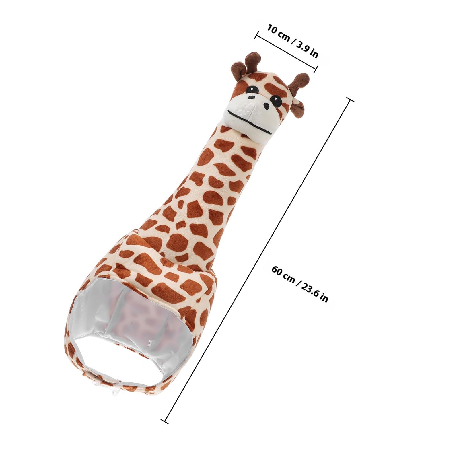 Cappello da Giraffa per Feste di Carnevale e Travestimenti Divertenti Resistente All'usura e Rottura in Peluche Cotone Pp Uomo e Donna