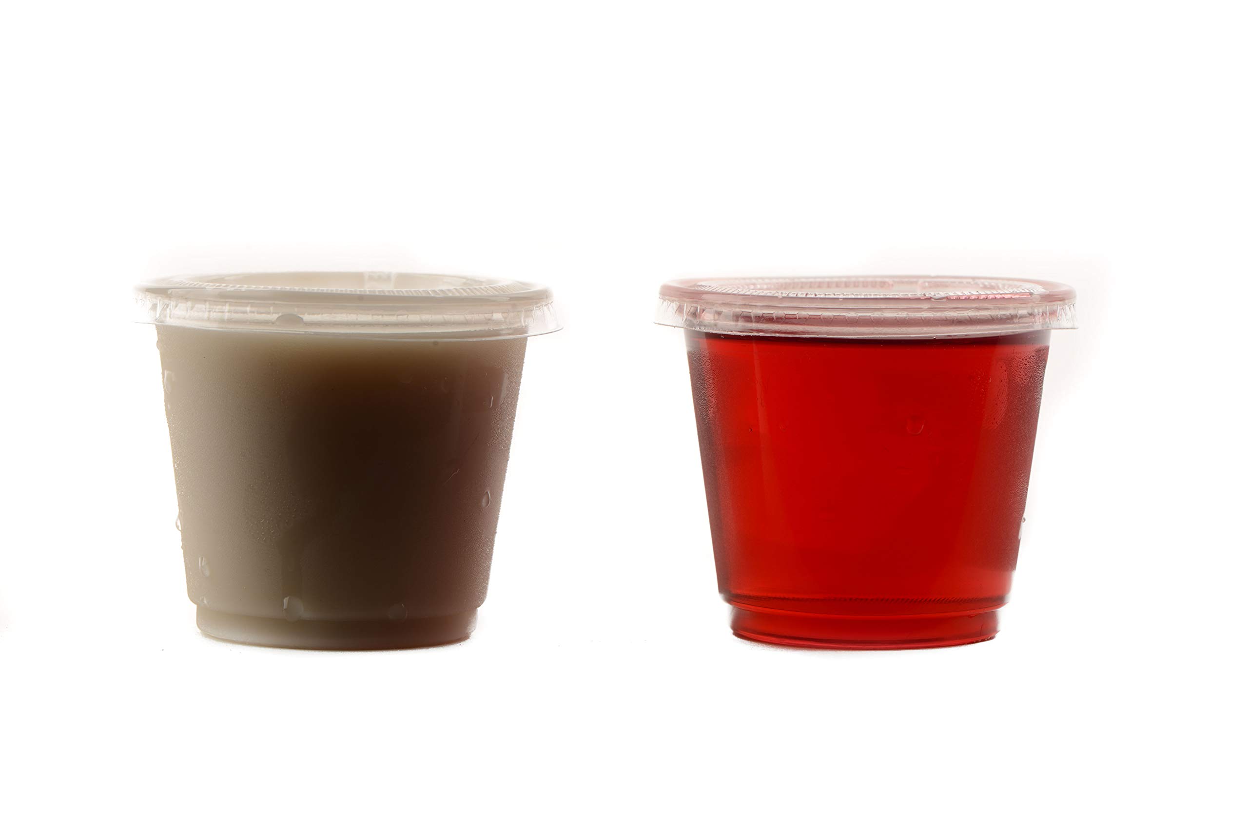 EcoQuality [4000 Pack] 4 Oz Leak Proof Plastic Condiment Souffle Containers with Lids - Plastic Portion Cup with Plastic Lid Perfect for Sauces, Samples, Slime, Jello Shot, Food Storage & More!