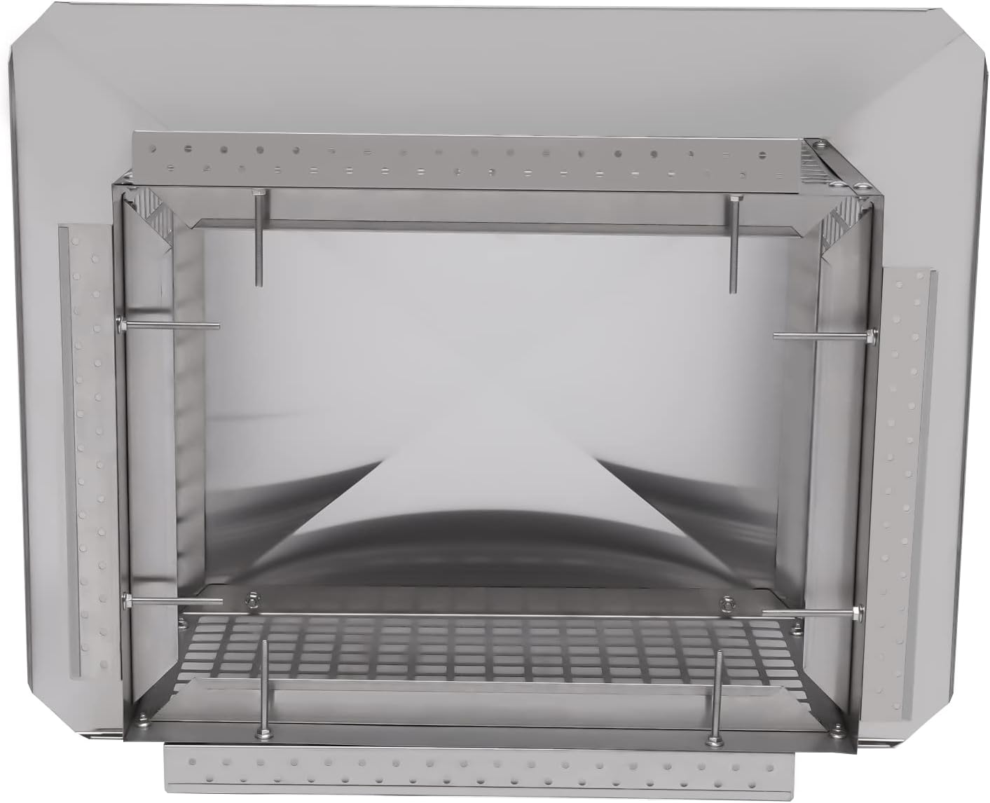 Chimney Cap, 17" x 29" Flue Caps, 304 Stainless Steel Fireplace Chimney Cover with Bolts Screws, Mesh Chimney Flue Cover for Outside Existing Clay Flue Tile (17" x 29")