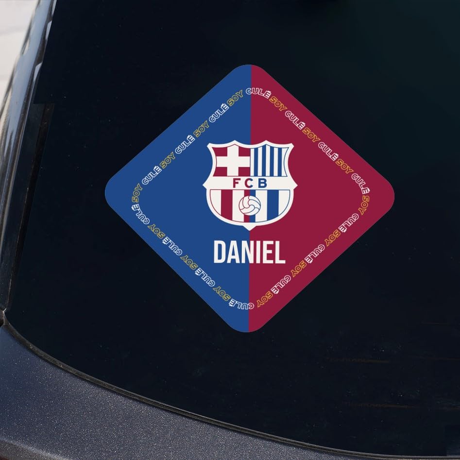 Wanapix | Custom Car Sticker | Rhombus 15x15cm | Culé Heart