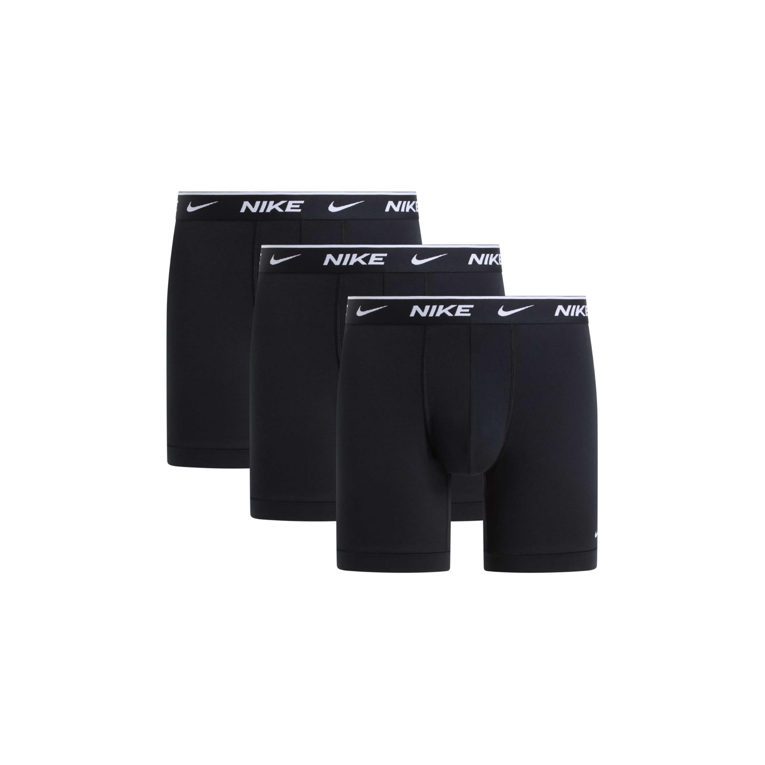 Nike Boxer Brief Pack Black Men's Size 3