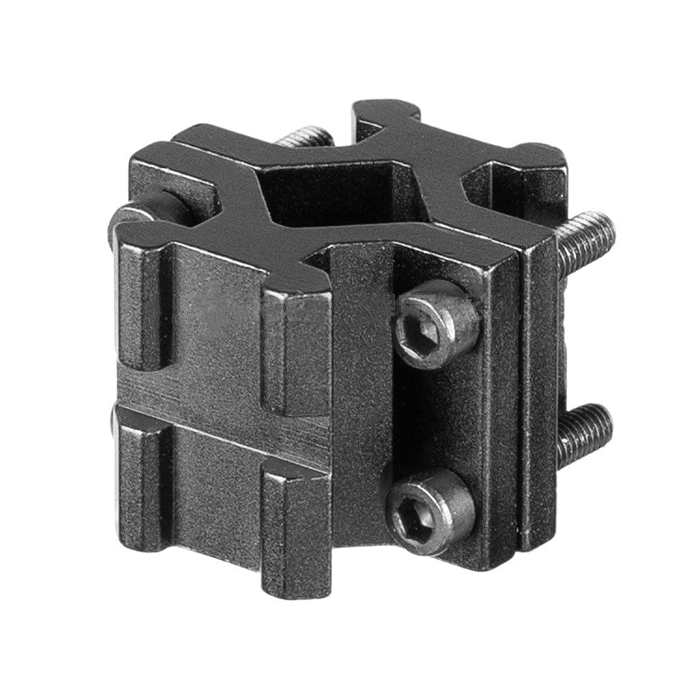 ACEXIER Adaptador de Montaje de Anillo de Barril Picatinny/Weaver de 20 mm con riel Ajustable táctico con Montaje en riel Superior para Caza Airsoft Rifle Scope Linterna