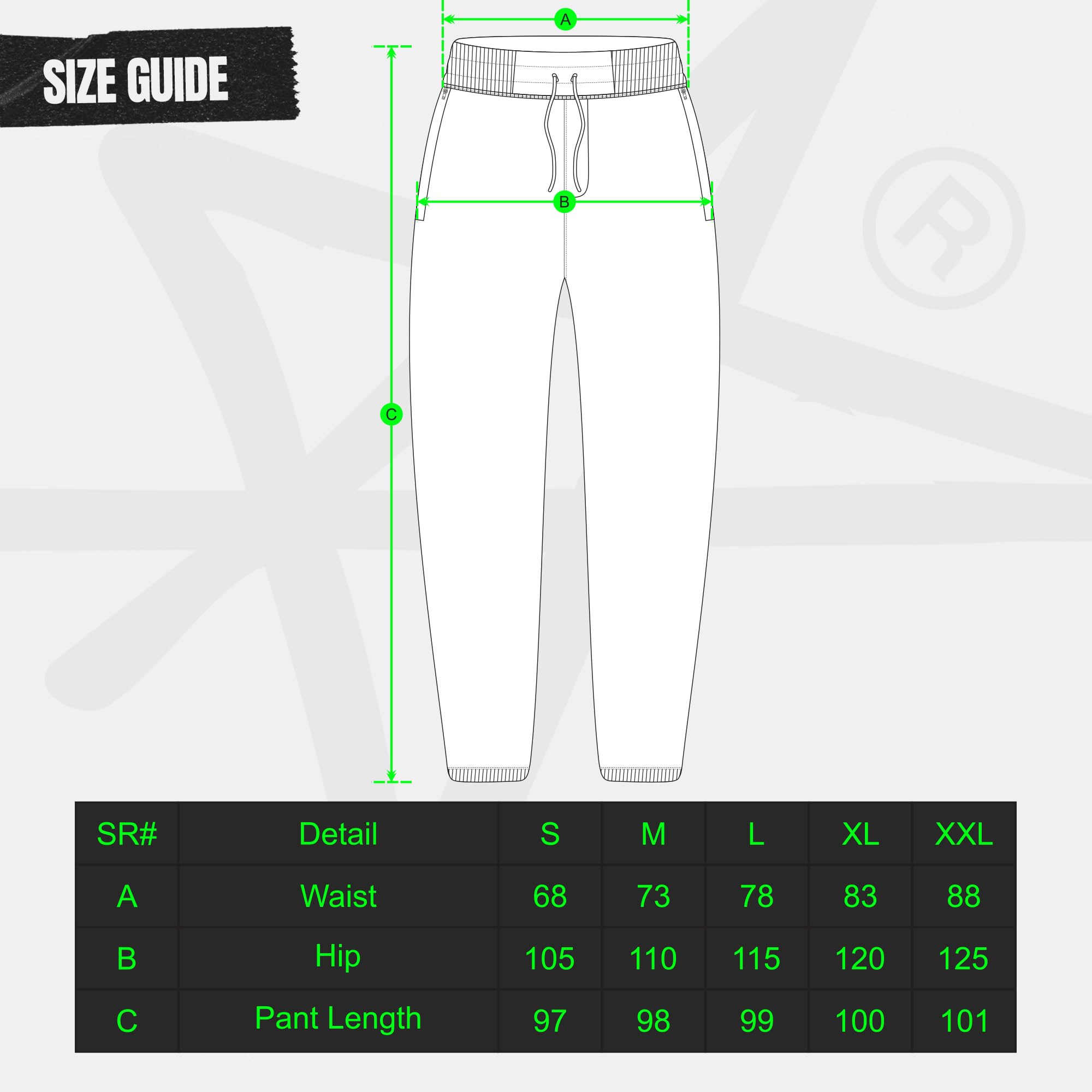 Starpro Jogginghose Herren Damen - Dehnbare Nylon und Spandex-Reißverschlusstaschen - Training Laufhose Sportbekleidung - Größen S bis XXL