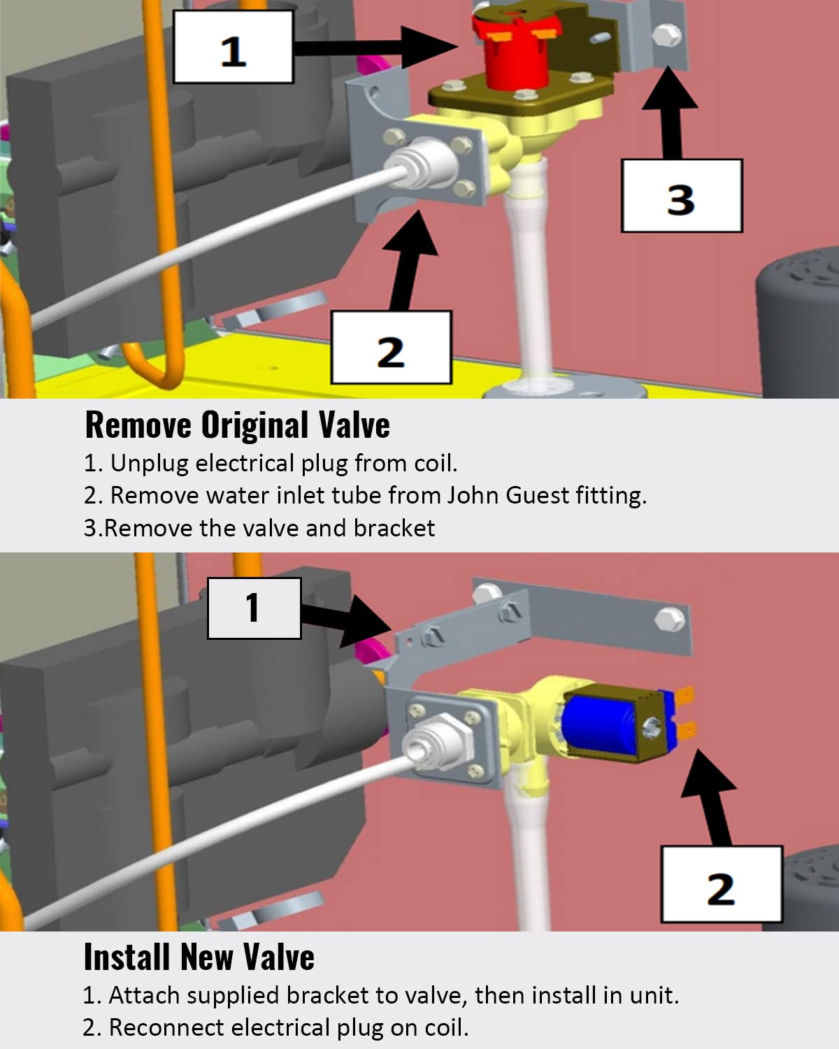 Valvola Aspirazione Ghiaccio Con Congelatore Ih9120 Manitowoc Compatibile 168031170953 - Foto 6