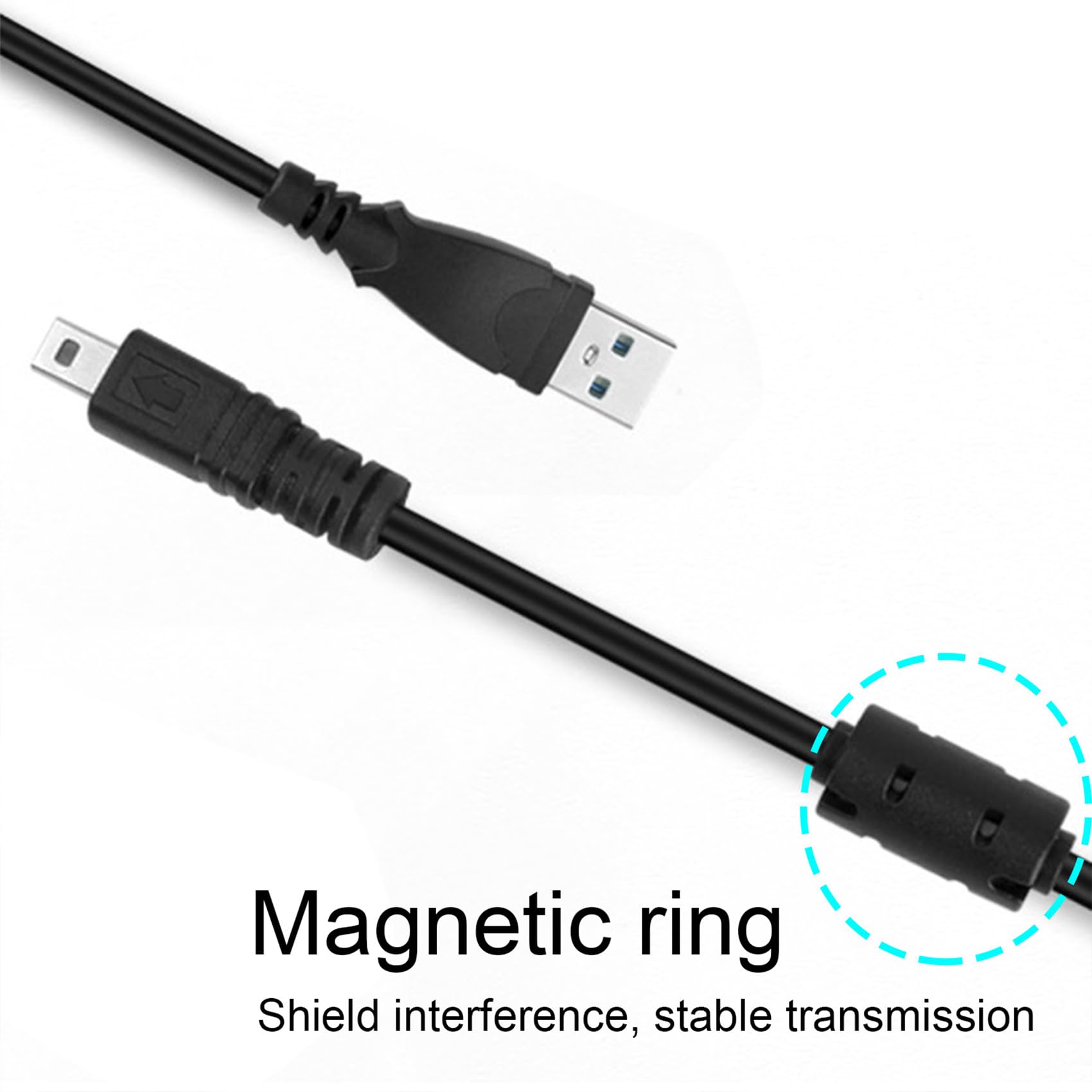 UC-E6 USB-Kabel Für Nikon Kameras – Datenübertragung & Laden, 1 M Länge, Kompatibel Mit D5500, D5300, Coolpix Uvm.