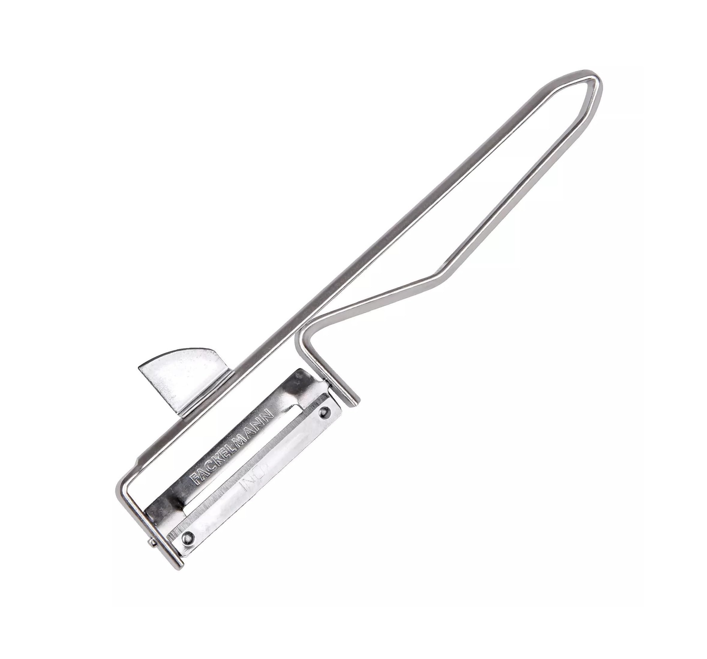 Fackelmann Stainless Steel Universal Peeler with Potato-Eye Remover, Silver, 5.9-Inch