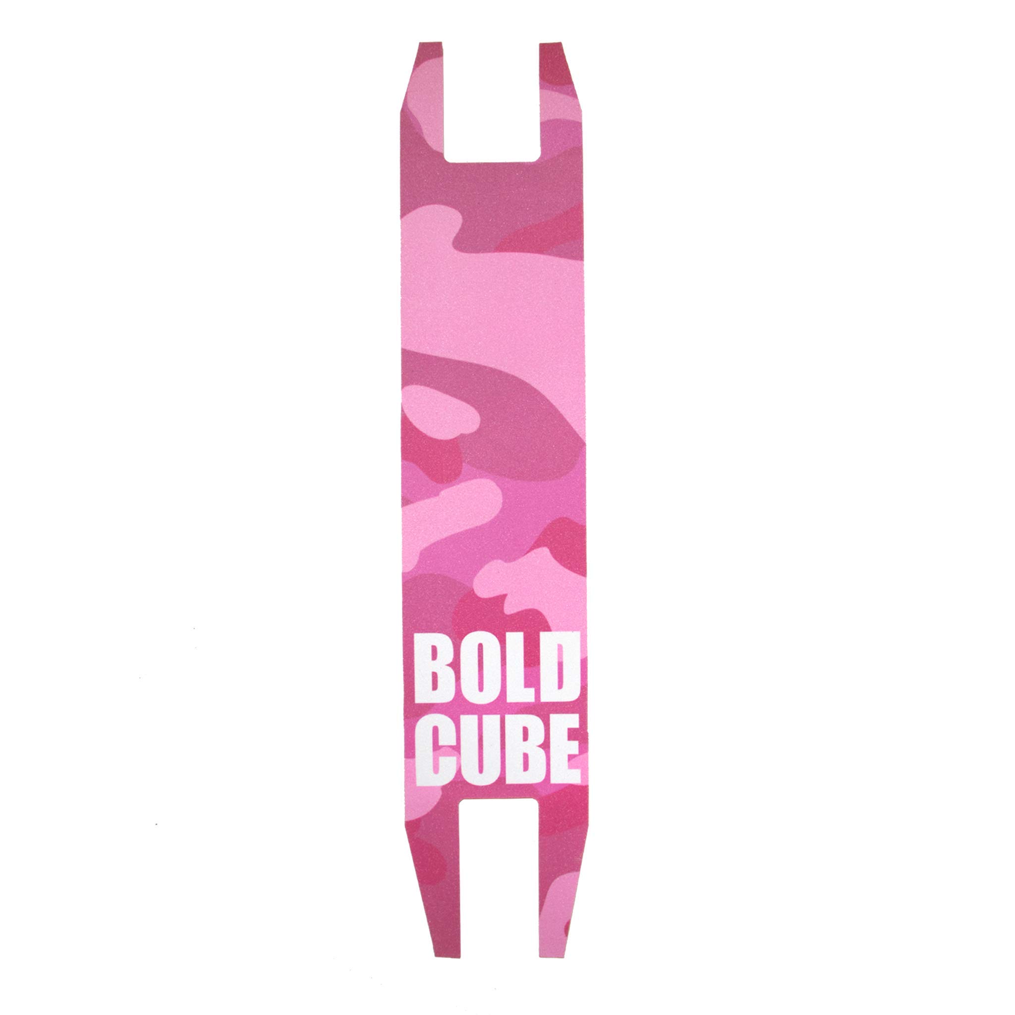 BOLDCUBE Grip Tape Stunt Scooter - Self Adhesive Bubble Free Water Resistant Sandpaper - Fits Most Stunt Scooters - Prime - Blue Black Yellow Pink Red Purple (Pink Splash)