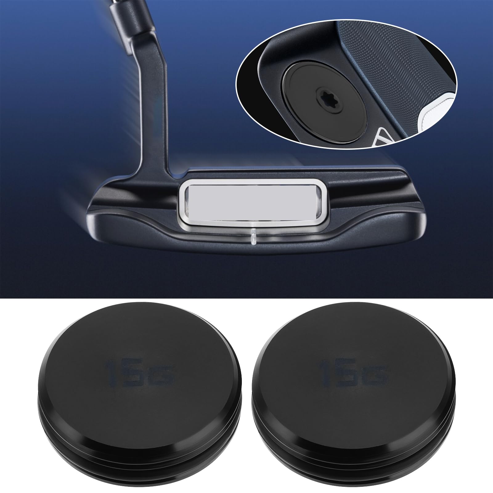 SG Store 2 Pesas para Putter de Golf Compatibles con Odyssey Ai-One #1 CH Compatible con Jailbird Mini Compatible con Cruiser Jailbird