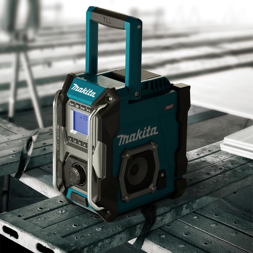 Makita MAK0999 - Radio de astillero (12 a 40 V, Li-Ion-sin batería, ni cargador-MR001G