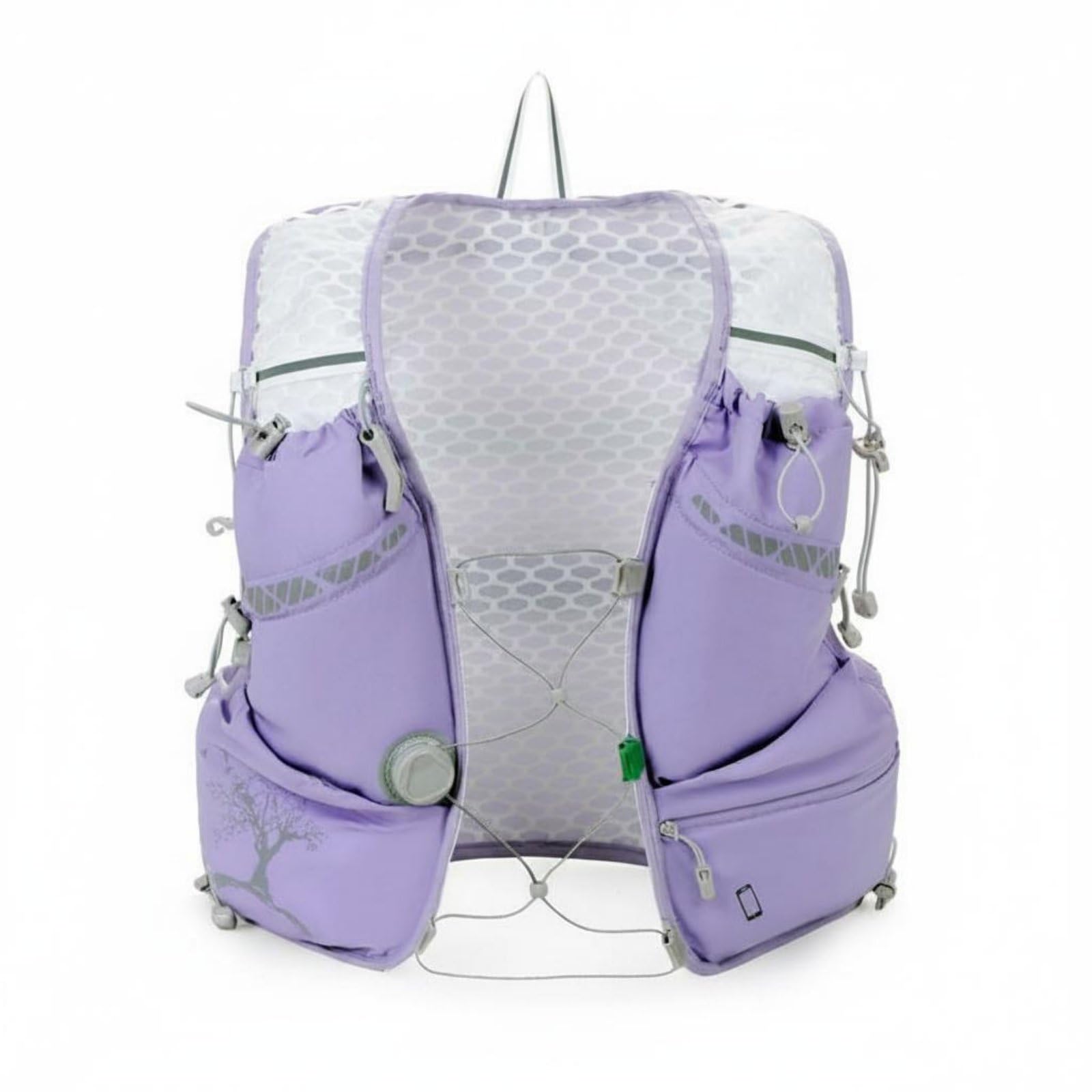 Outdoor Vest Progettato per Comfort Durante La Corsa Struttura Traspirante Cinghie Regolabili di Idratazione Portatile Supplementari per Accessori