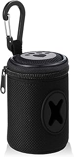 Schwarz Spender Für Hundekotbeutel Dispenser, Kotbeutelspender Pet Poop Tasche Halter Universal Dog Bag Poop Dispenser Mit Reißverschluss, Haustierhundekotbeutelspender Für Hunde Outdoor Spaziergänge product image