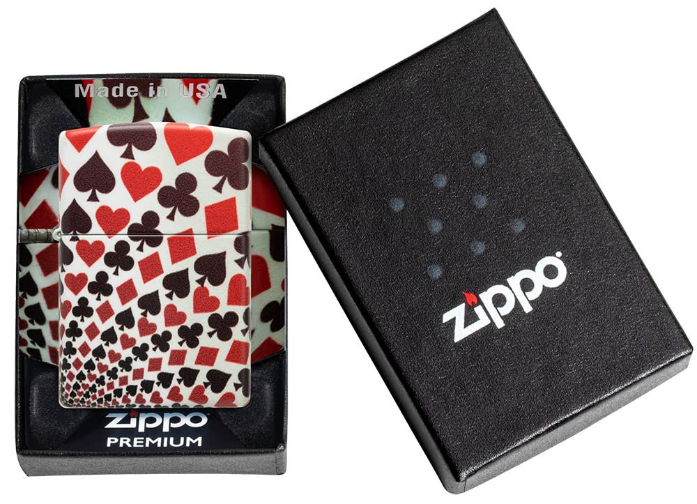Zippo Santa Cruz Wall Burst White Matte – Windbestendige Aansteker – Novus Fumus
