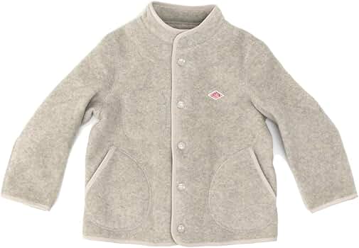 DANTON フリースジャケット ベージュ　95 ダントン　アウター　キッズ dt-a0047nnf_01a.jpg