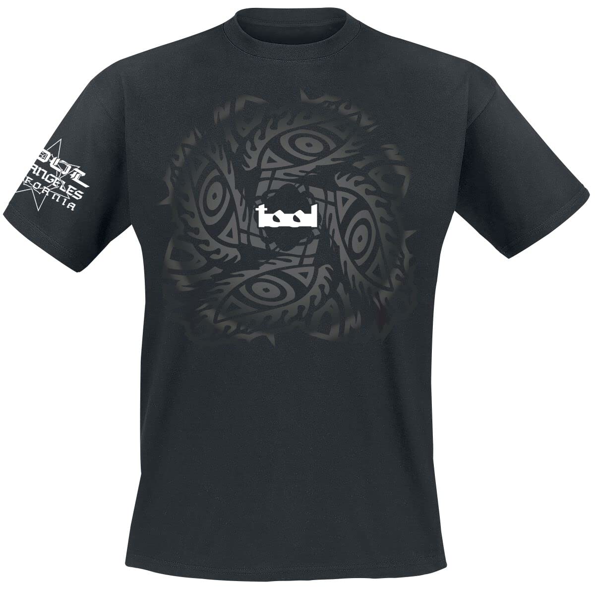 TOOL Tonal Graphic Men's T-Shirt Black XXL 100% Cotton Band Merch, Bands, Black, XXL