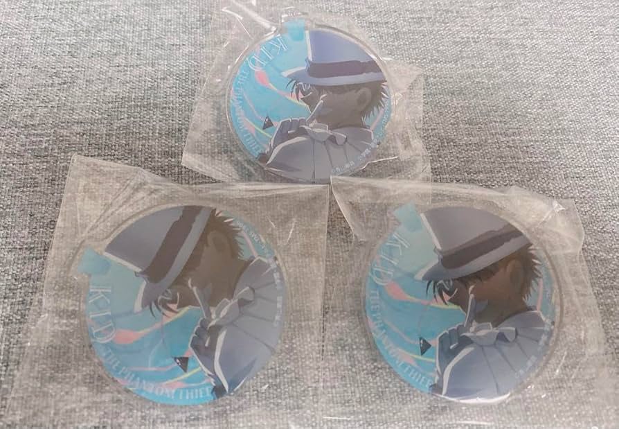 Amazon.co.jp: コナン トムス 夏祭り アクリルバッジ 怪盗キッド 3点 