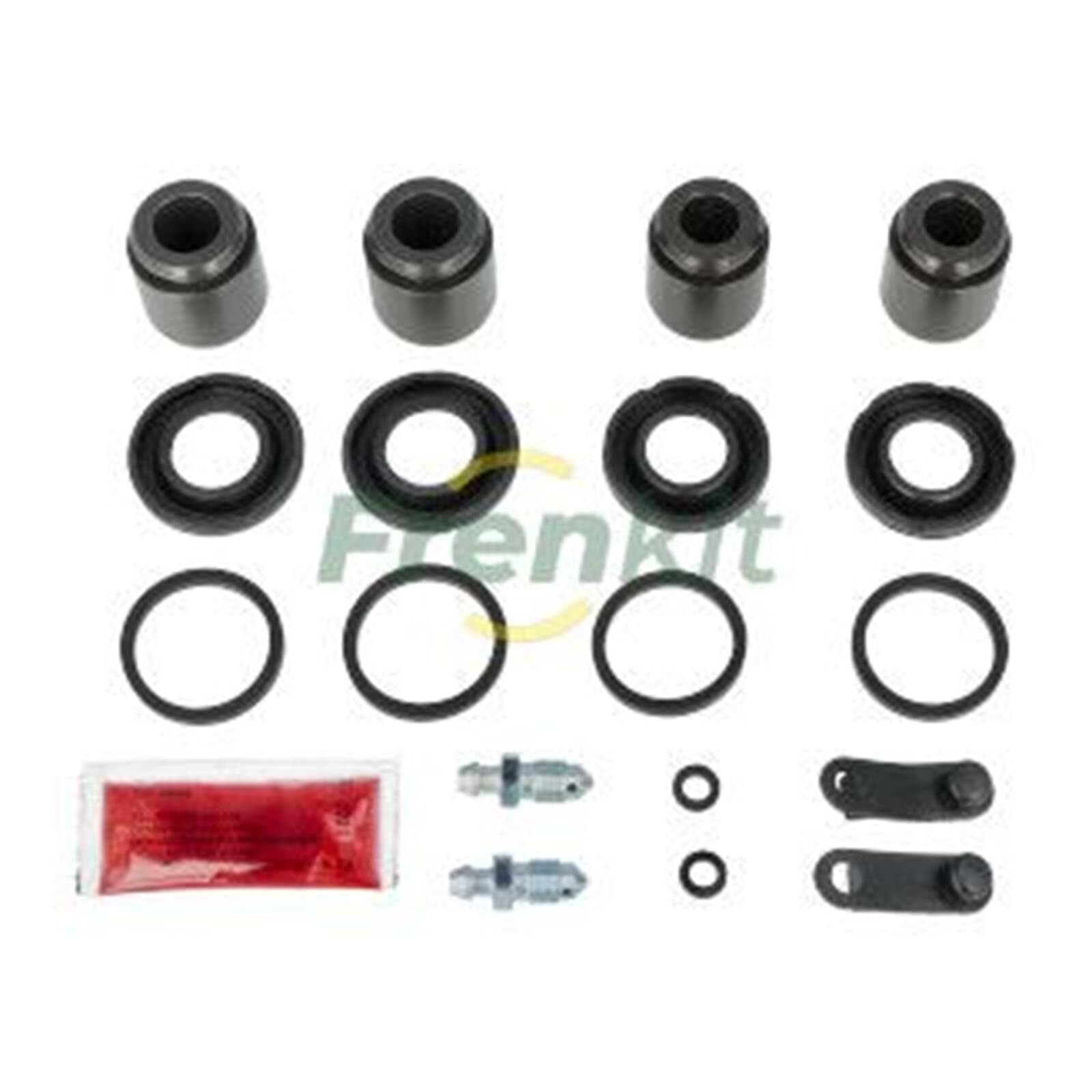FRENKIT 228902 Bremssattel-Reparatursatz Hinten Kompatibel mit VW Touareg 7LA, 7L6, 7L7, AUDI Q7 4LB, PORSCHE BOXSTER 986