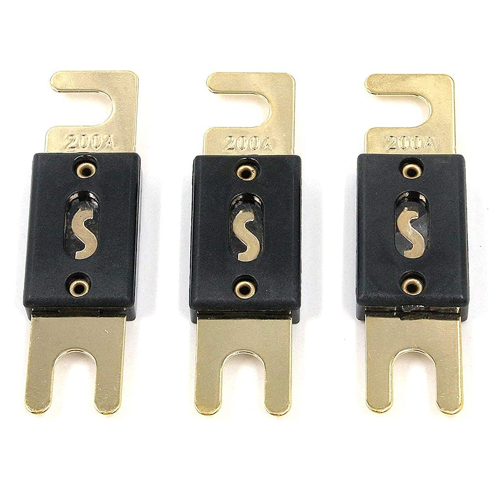 5 Fusibili ANL 150A ANCLLO - Per Auto E Impianto Audio, Tono Oro E Nero, 32V Max - Foto 4