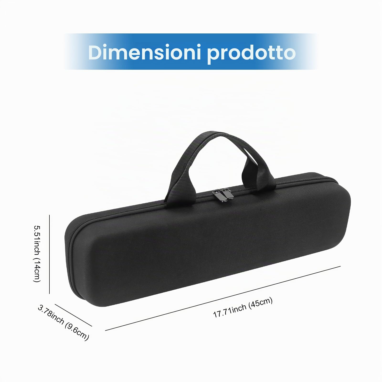 Custodia Compatibile con Dyson Airstrait Piastra per Capelli, Capacità di Aggiornamento Borsa Portaoggetti in Eva Borsa Portaoggetti da Viaggio