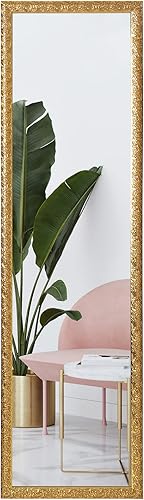 LFT HUIMEI2Y Espejo de puerta de longitud completa, 50 x 14 pulgadas, espejo de pared de cuerpo completo, espejo de longitud completa para puerta