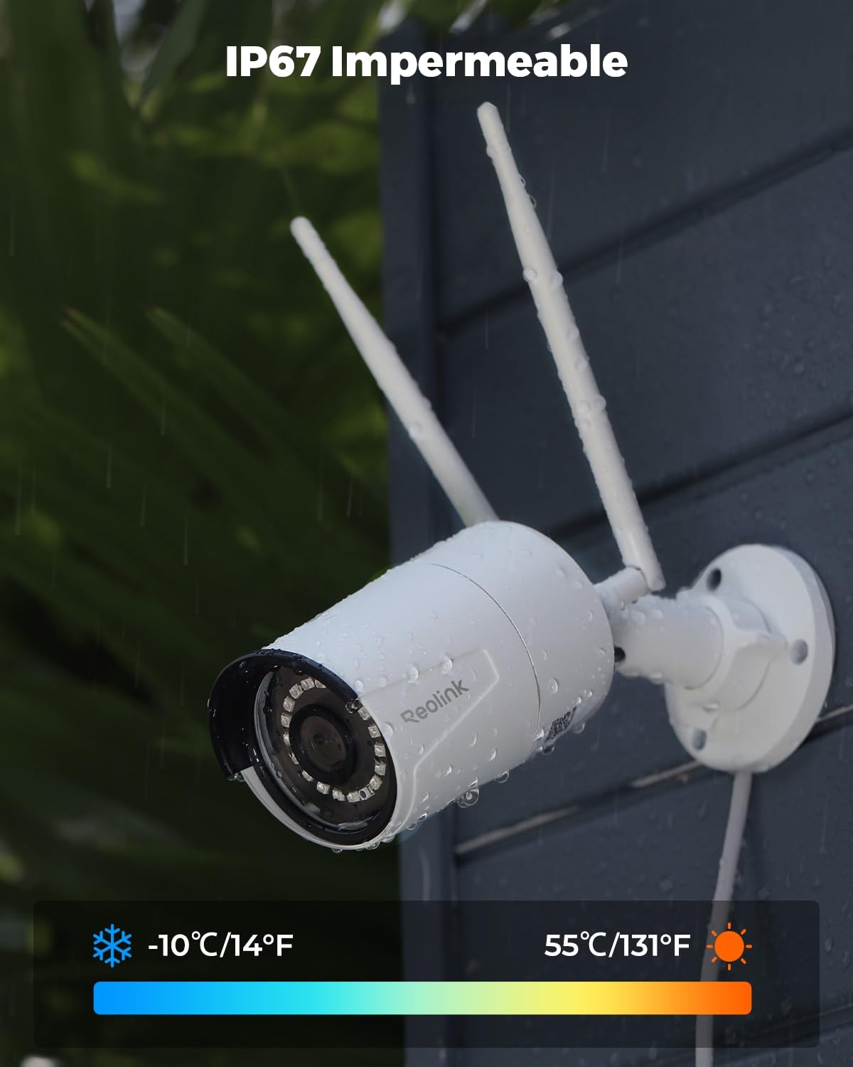 Reolink W320 Cosse Caméra de sécurité IP Extérieure 2560 x 1920 Pixels Mur