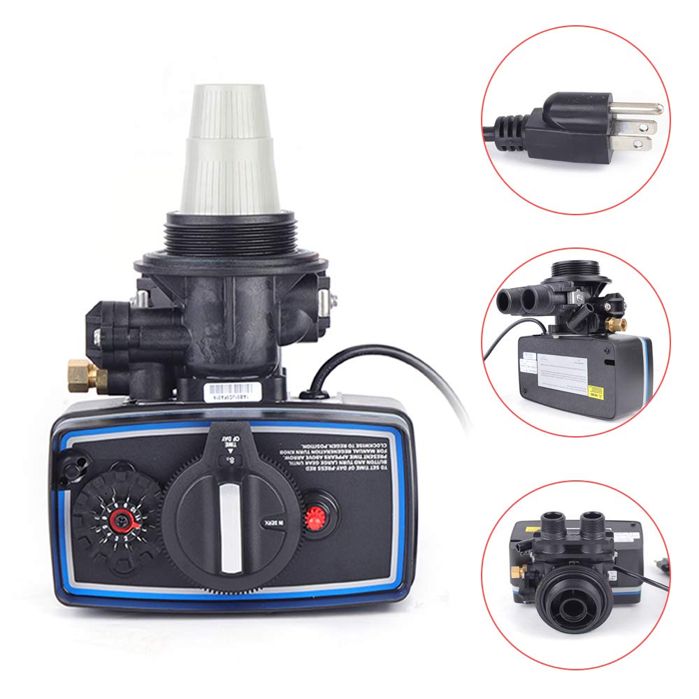 Time Clock Control Valve 110V For Water Filter Softener Resin Tank 9''-11'' Dia