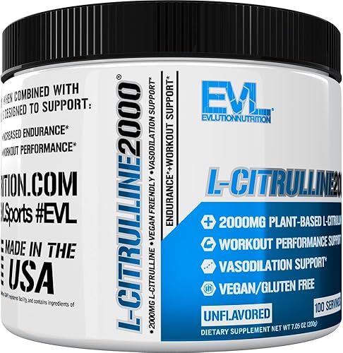 Miniatura 6 de L-Citrulline2000 Polvo de óxido nítrico para antes del entrenamiento, polvo de citrulina L de alta resistencia para mayor fuerza muscular y bombas